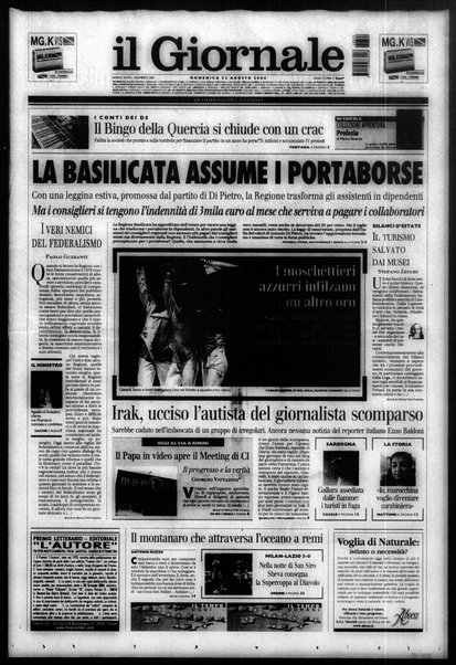 Il giornale : quotidiano del mattino